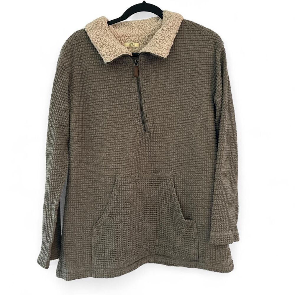 Kori Men's Grey Quarter-zip